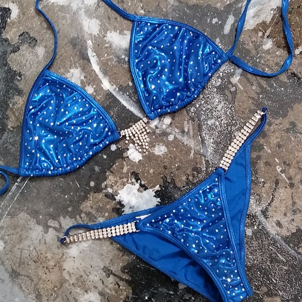 Small Royal blue Competition Bikini